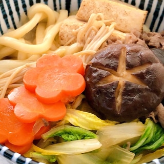 〆スタイル！すき焼きうどん